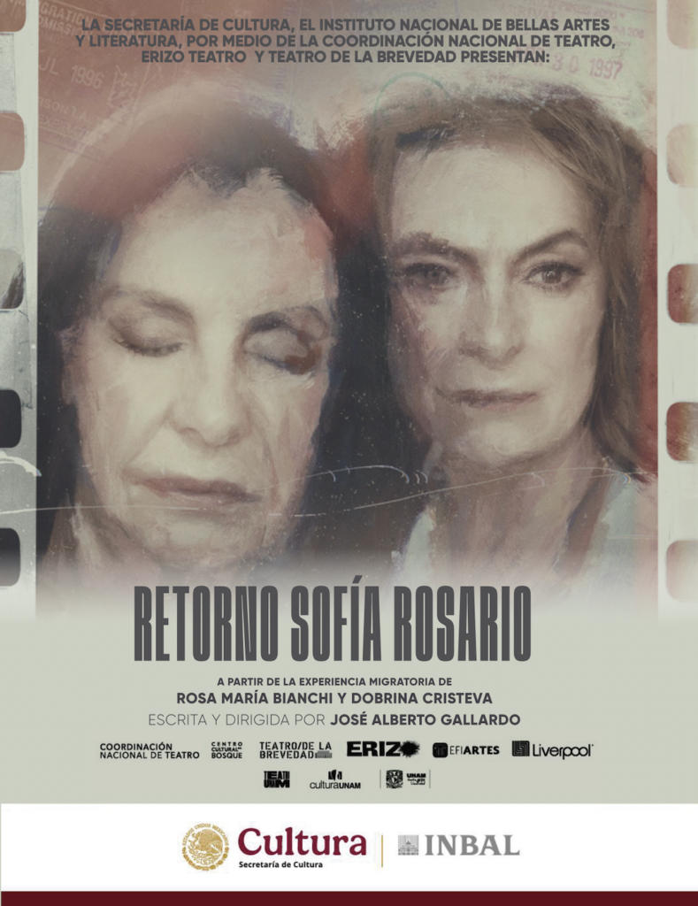 Póster de la obra Retorno Sofía Rosario.