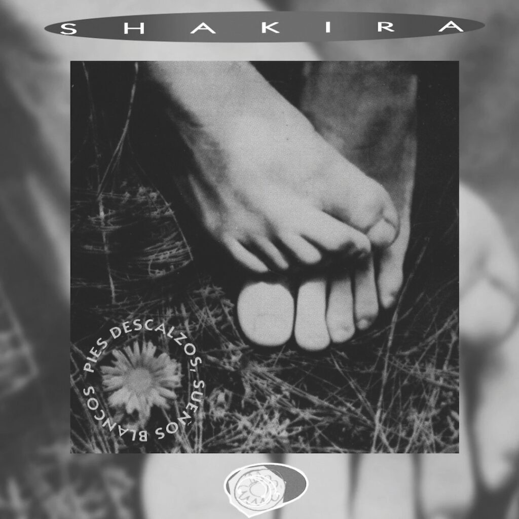 Portada del disco Pies descalzos de Shakira.