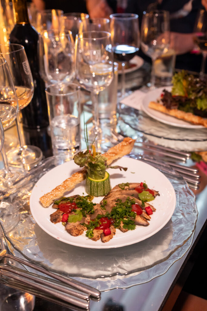 Platillo de la cena maridaje que los asistentes podrán disfrutar en la Vendimia RGMX 2025