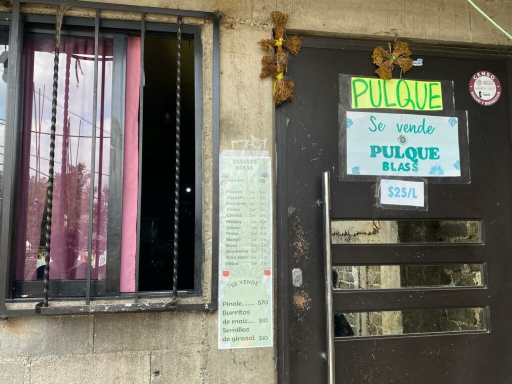 Venta de pulque en CDMX