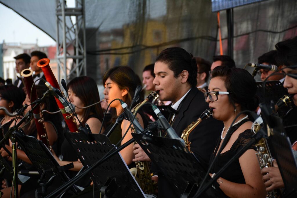 Concierto de la Orquesta Monumental Metropolitana en el Zócalo