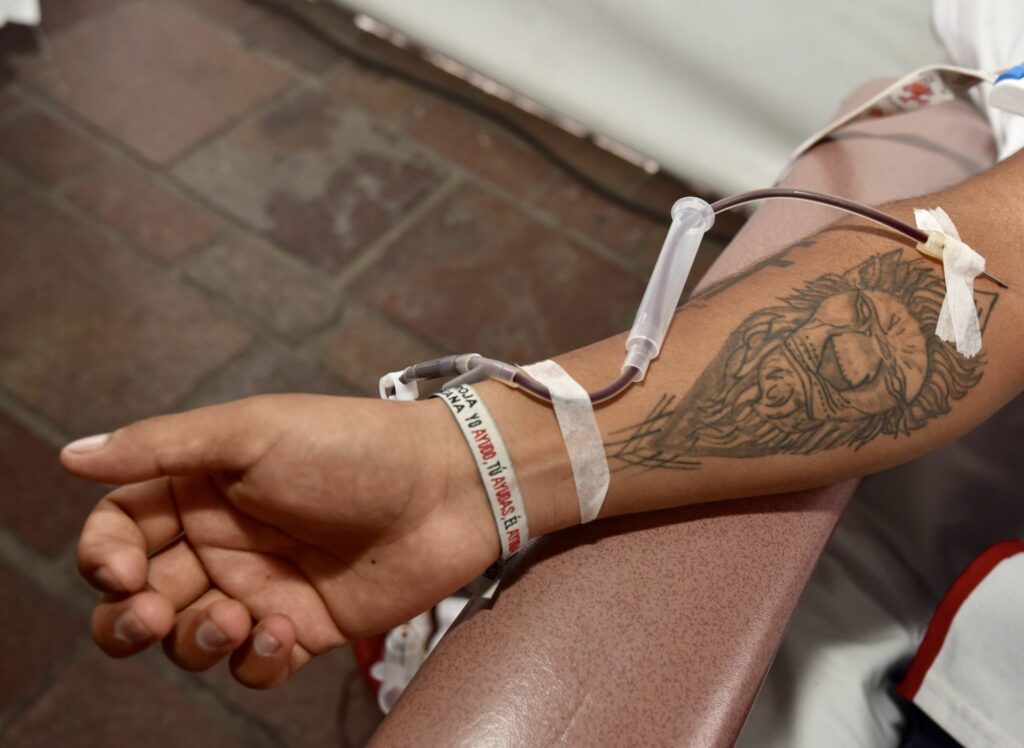 donar sangre