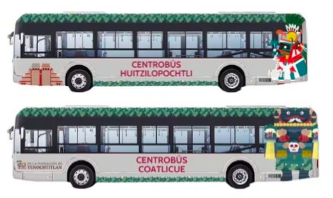 Así serán los camiones del Centrobús