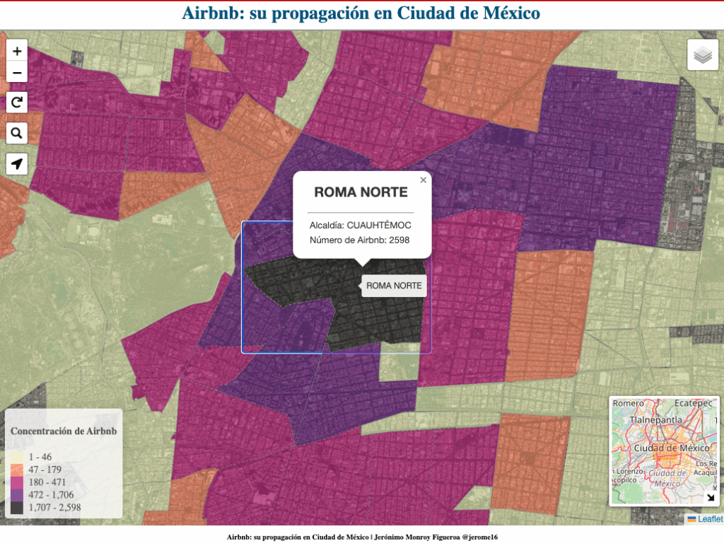 Colonias con más gentrificación en CDMX en 2025