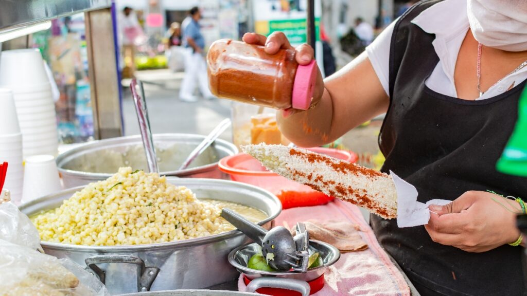 Feria del Maíz en el Monumento a la Revolución