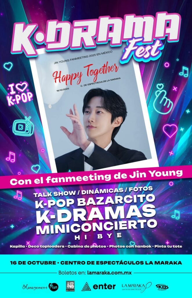 Póster del K-drama Fest en CDMX.