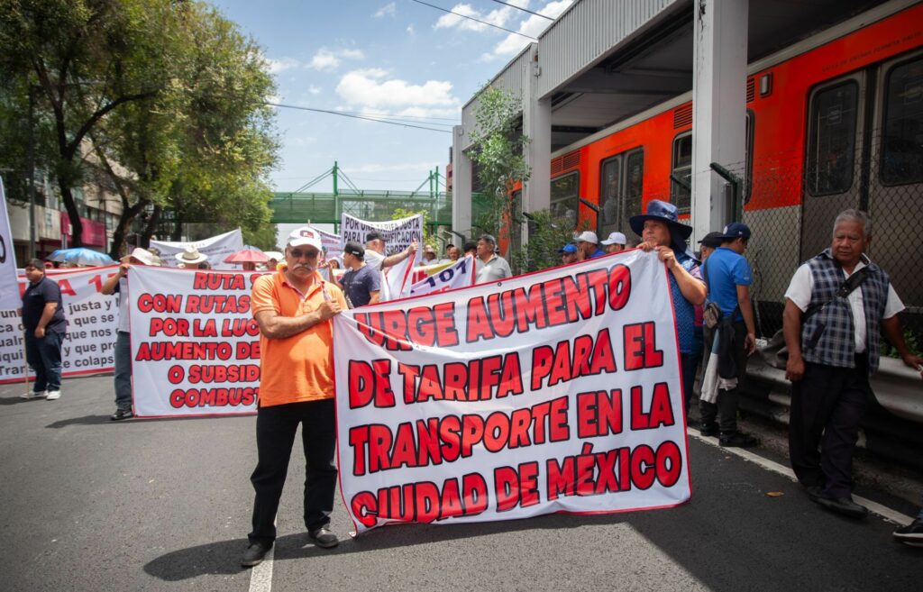 Bloqueos de transportistas en CDMX