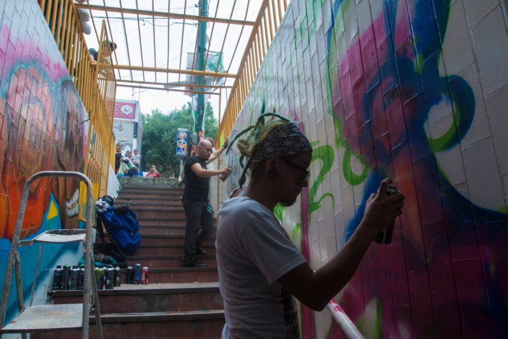 Remodelación de bajopuentes en Tlalpan