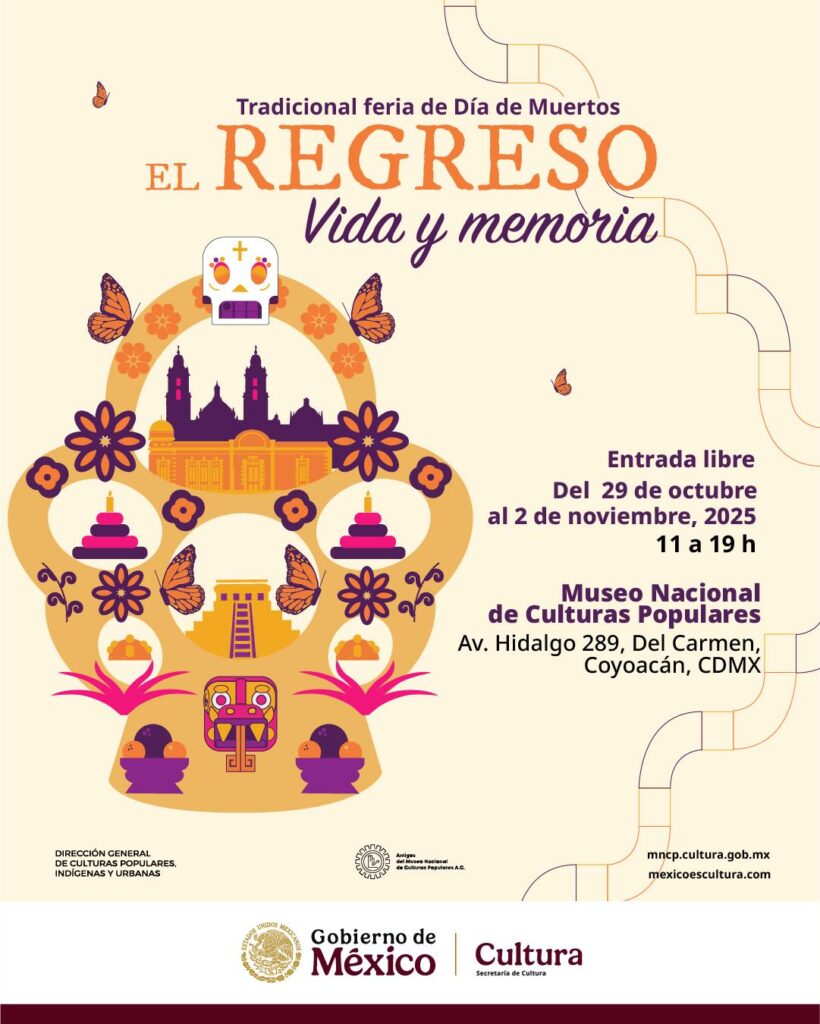 Altares y ofrendas llenos de color y tradición en la Feria de Día de Muertos.