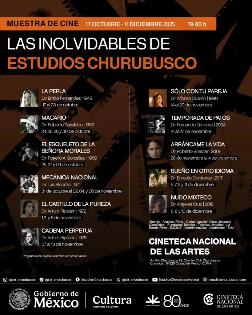 Checa qué películas habrá en la muestra de cine.