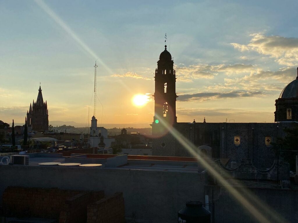 Atardecer en San Miguel de Allende