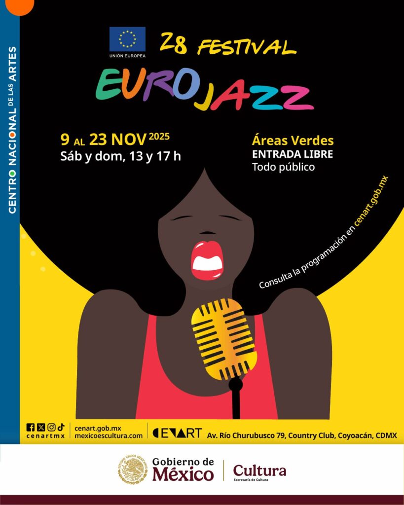 El festival Eurojazz celebra su edición 28 con agrupaciones de distintos países y talento mexicano.