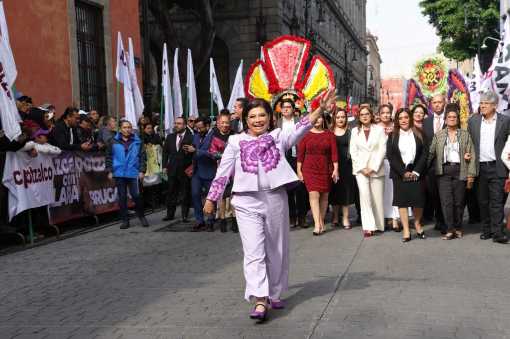 La jefa de Gobierno destacó una reducción del 50% en homicidios dolosos y una baja sostenida en delitos de alto impacto.