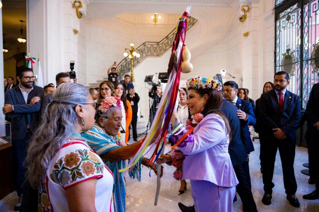 Durante su informe, Brugada subrayó los avances en seguridad y justicia social en la capital.