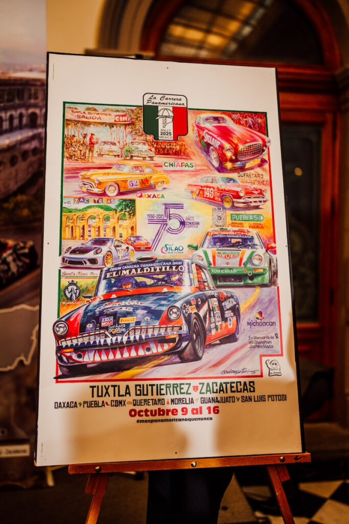 Póster de La Carrera Panamericana 2025.
