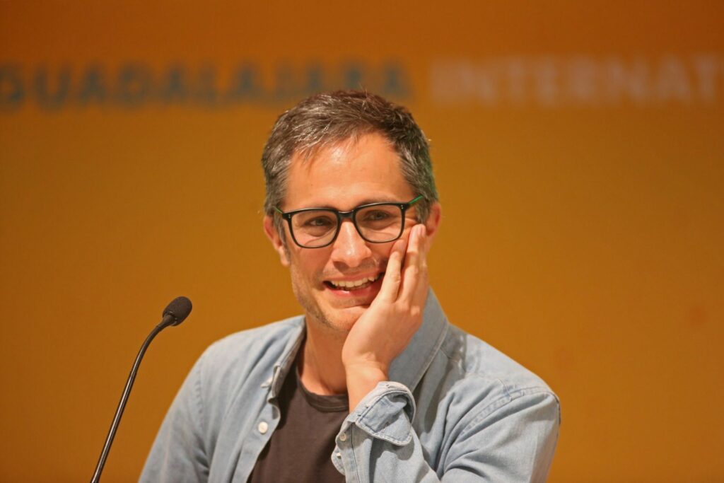 Gael García Bernal en conferencia de prensa.