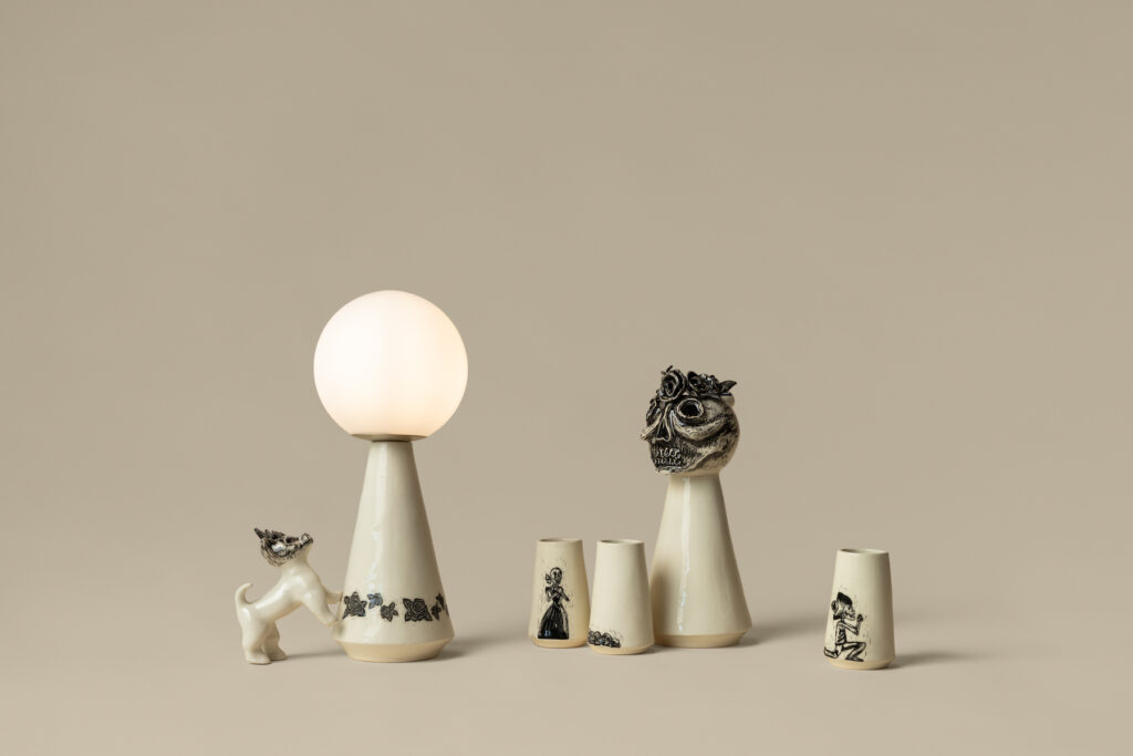 Piezas diseñadas Terben Pinson y Cecilia Ávila Velázquez como parte de Design Week México.