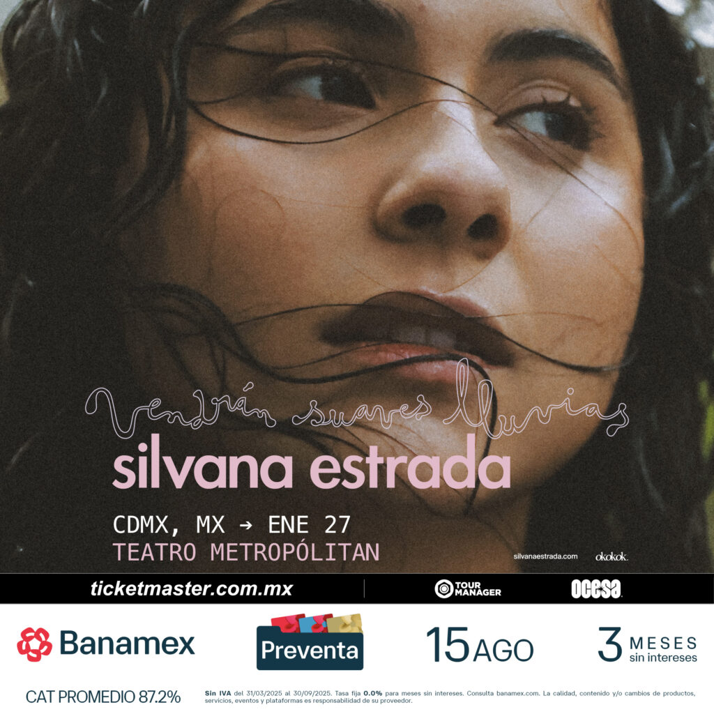 Poster de los conciertos de Silvana en el Teatro Metropólitan.