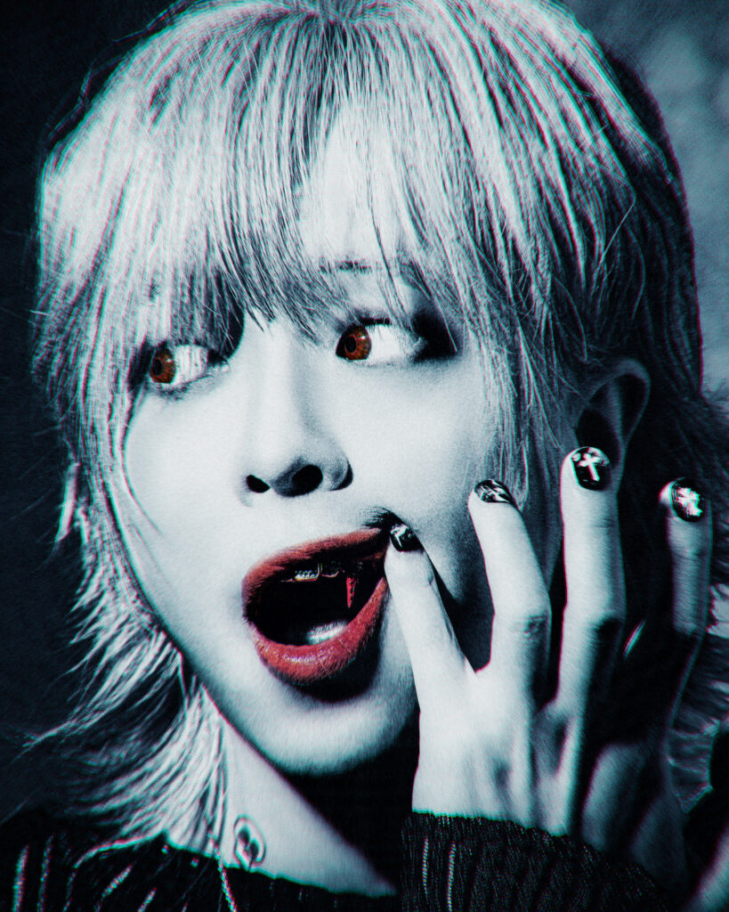 Retrato del cantante surcoreano.