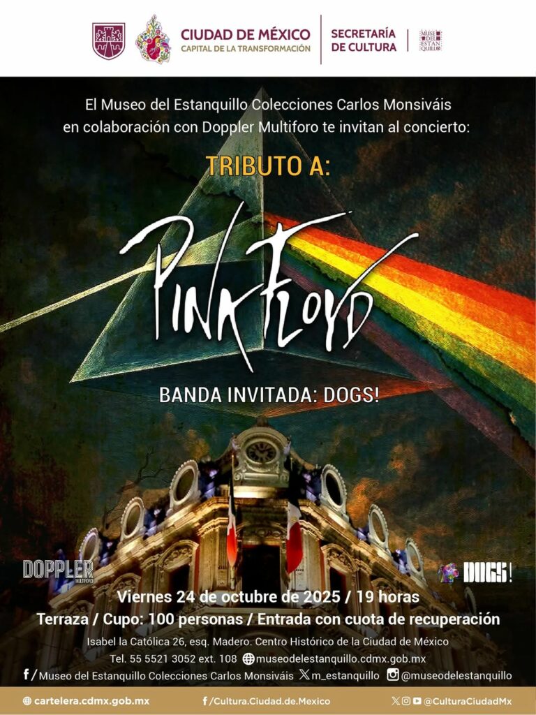 Una noche llena de música, luces y magia en el tributo a Pink Floyd en la CDMX.