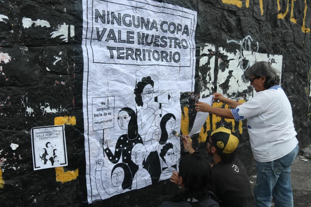 Protestan contra presencia de Airbnb en CDMX durante el Mundial 2026