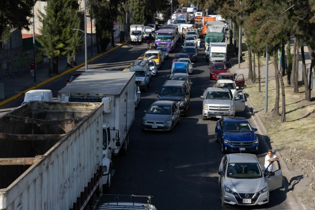 marcha de transportistas y bloqueos en CDMX y Edomex