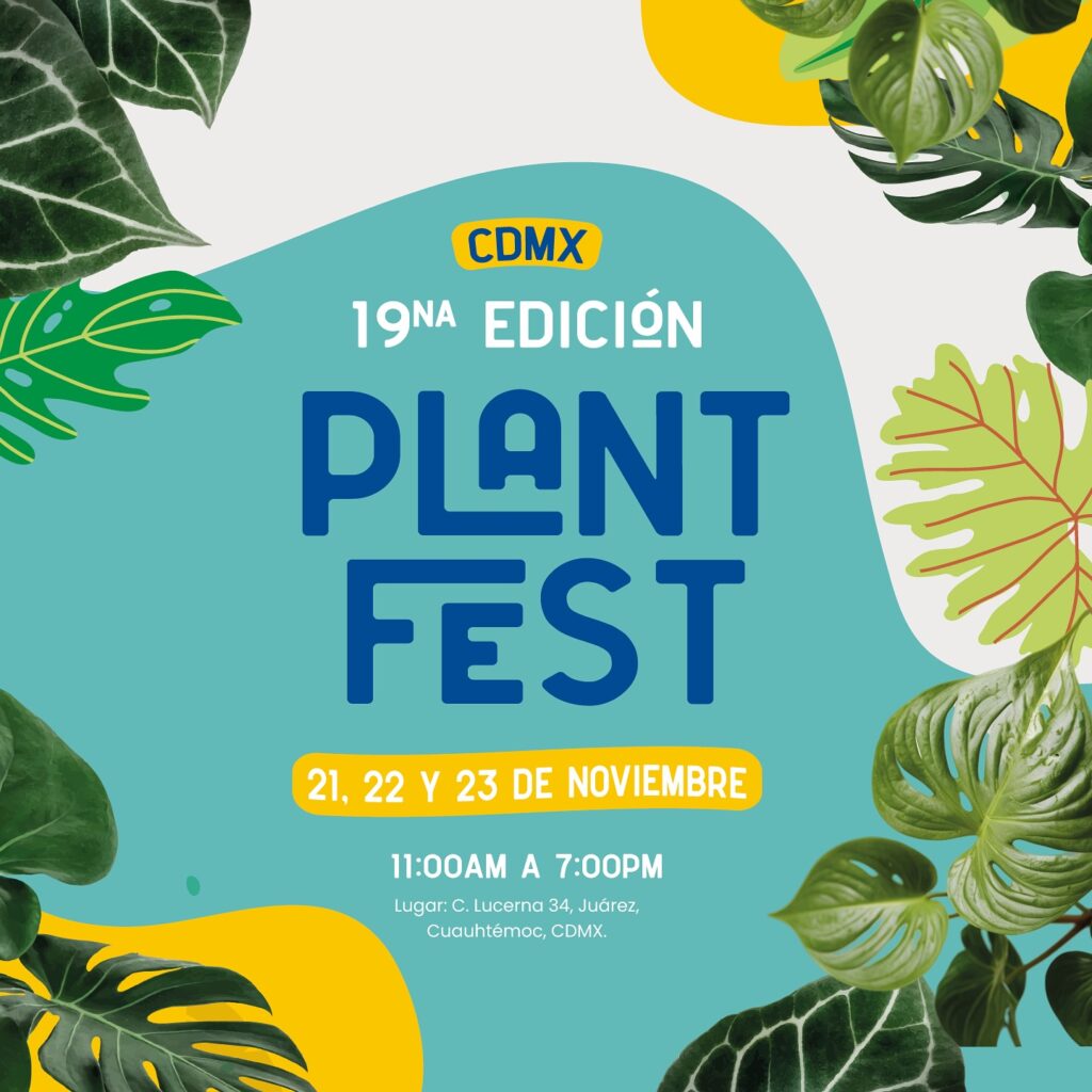 El Plant Fest 2025 se realizará del 21 al 23 de noviembre en CDMX.