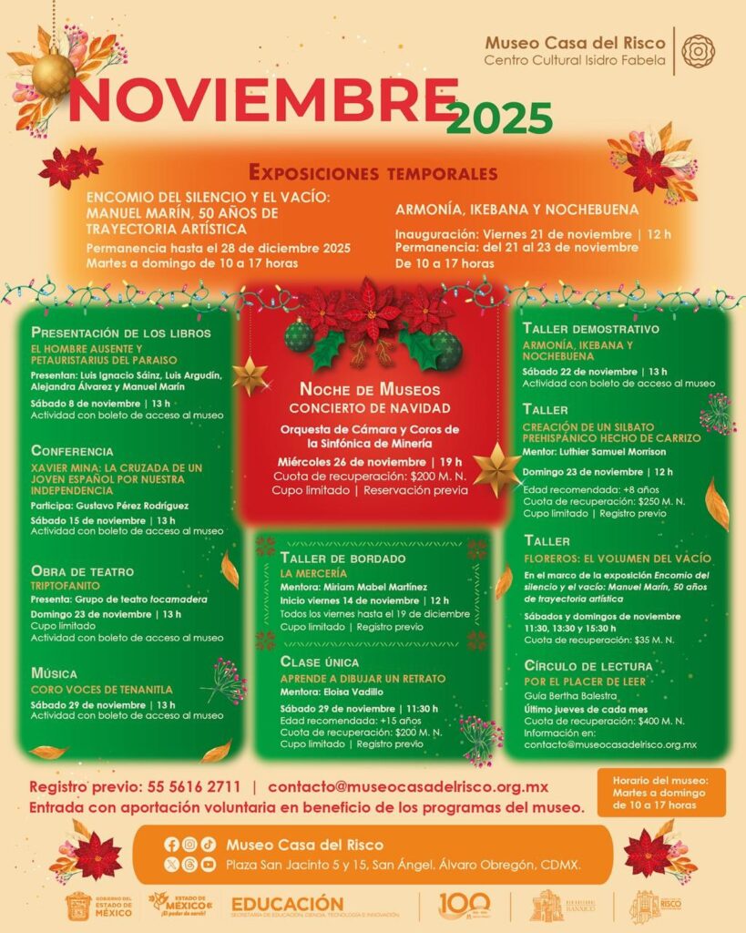 La presentación reunirá música clásica y villancicos que marcarán el inicio de la temporada navideña.