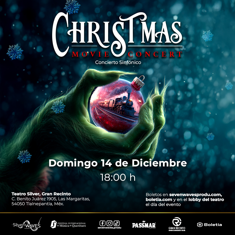 Proyecciones de los clásicos navideños acompañan la música con la que el público se transportará a las historias navideñas en los conciertos sinfónicos.