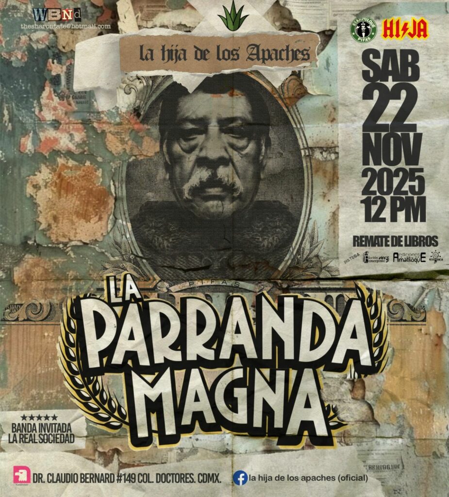 Habrá ska, pulque y libros.