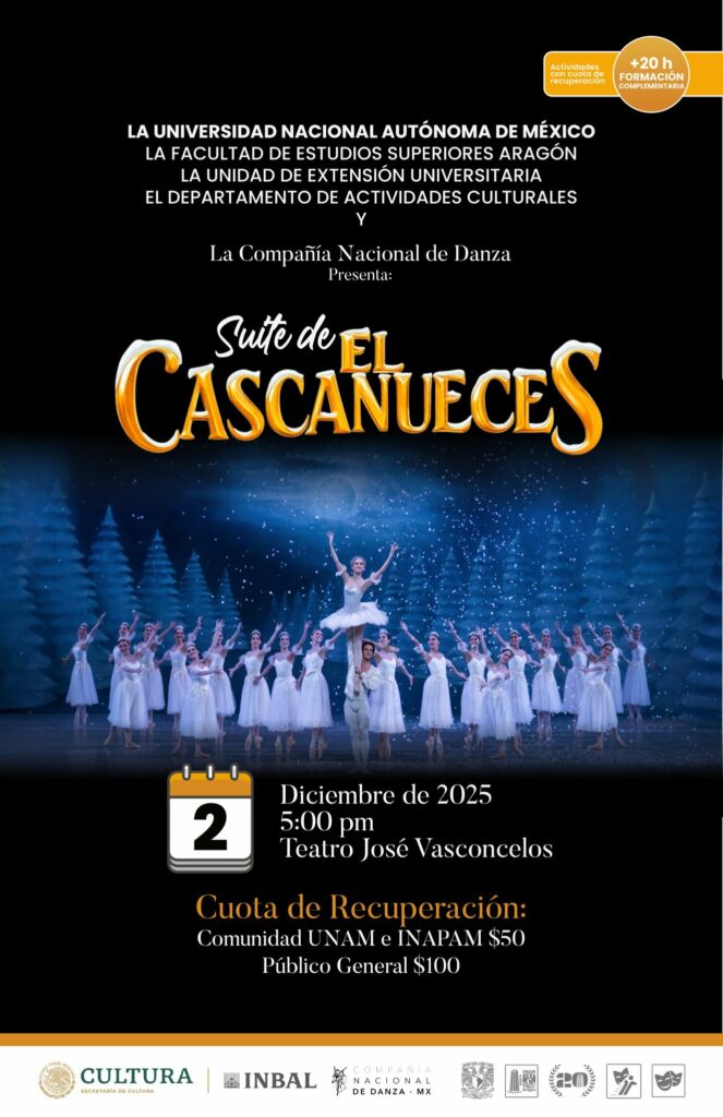 La Suite de El Cascanueces llegará a la FES Aragón.