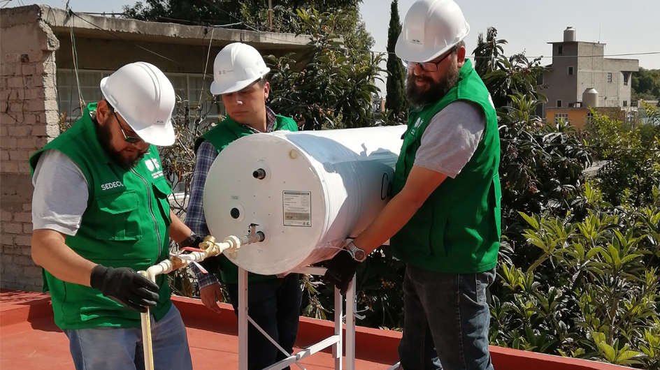 Calentadores solares gratis en CDMX