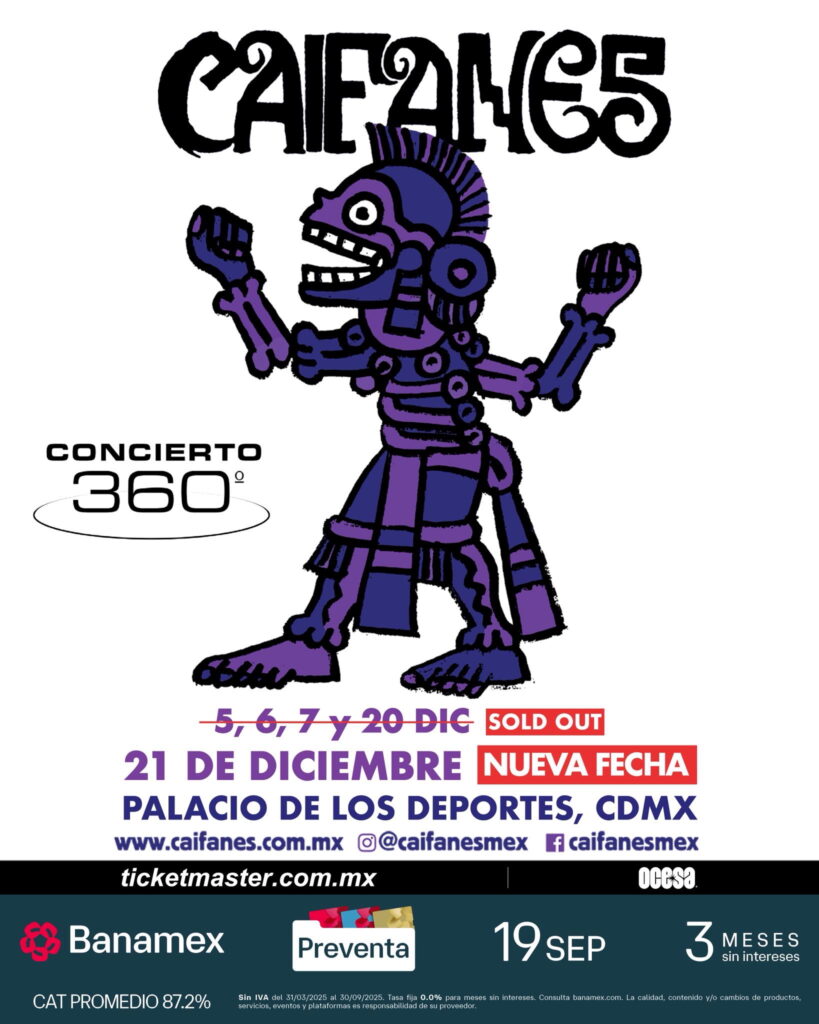 Caifanes: conciertos de diciembre en CDMX.