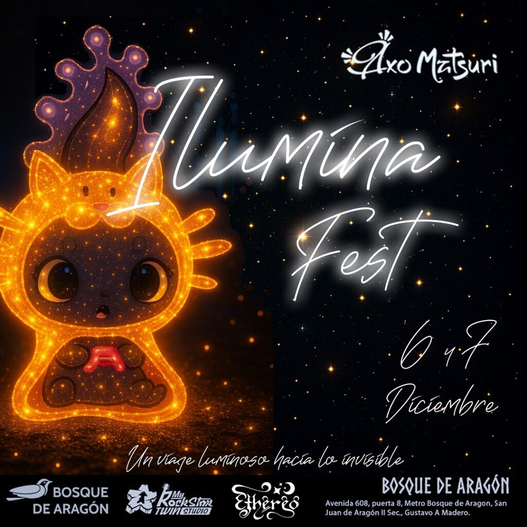 Flyer del Ilumina Fest 2025 en CDMX.