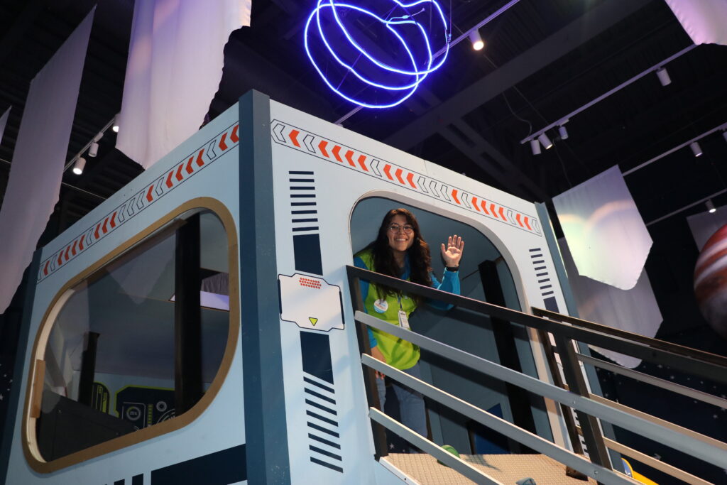 Sala de la Estación Espacial Papalote.