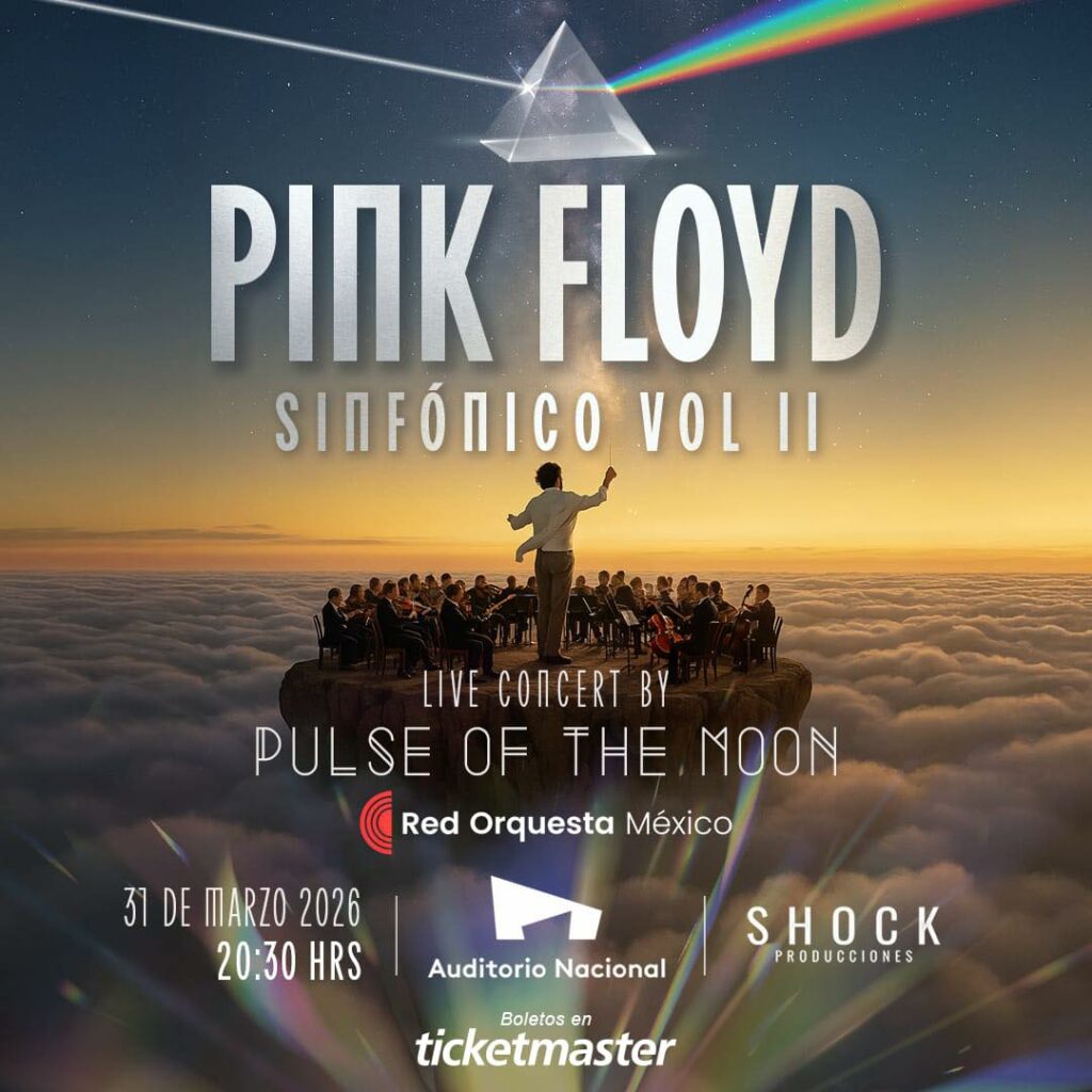 Habrá un concierto sinfónico de Pink Floyd en el Auditorio Nacional.