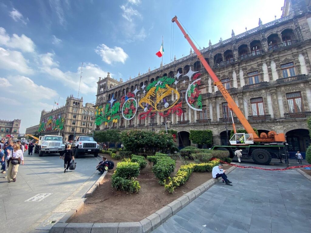 Alumbrado navideño del Zócalo 2025