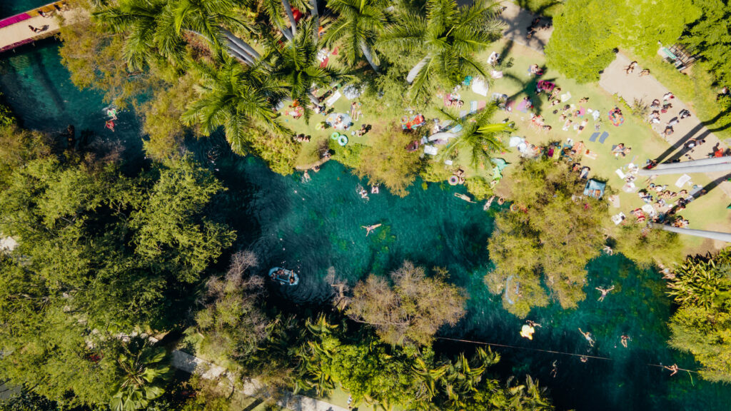 Cenital del Parque Natural Las Estacas.