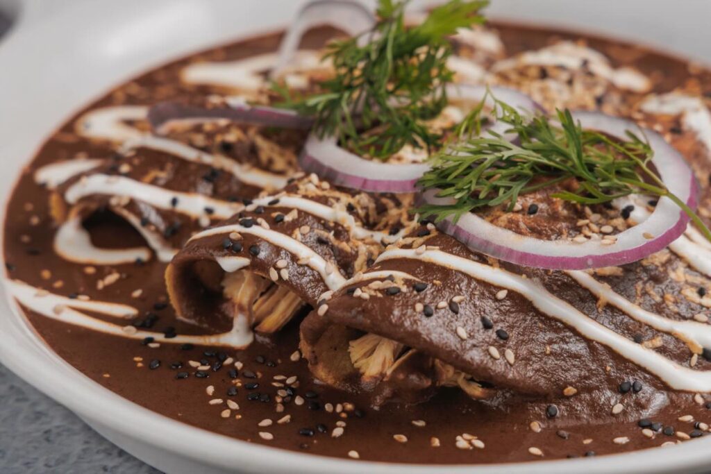 Enmoladas de La Ribera.