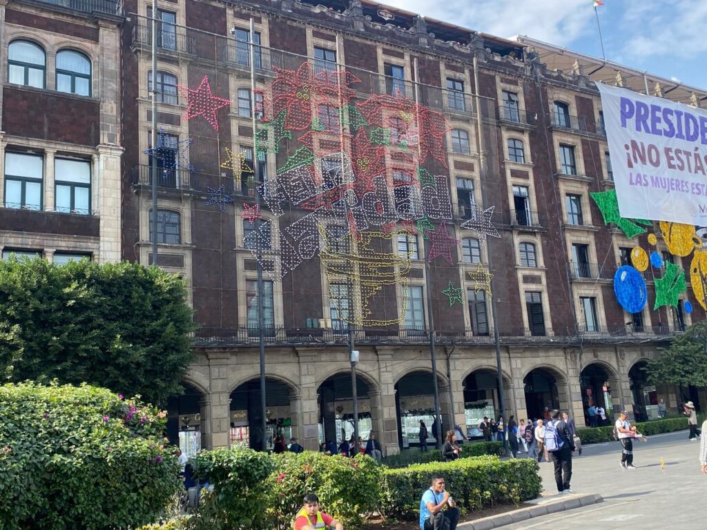 Alumbrado navideño del Zócalo