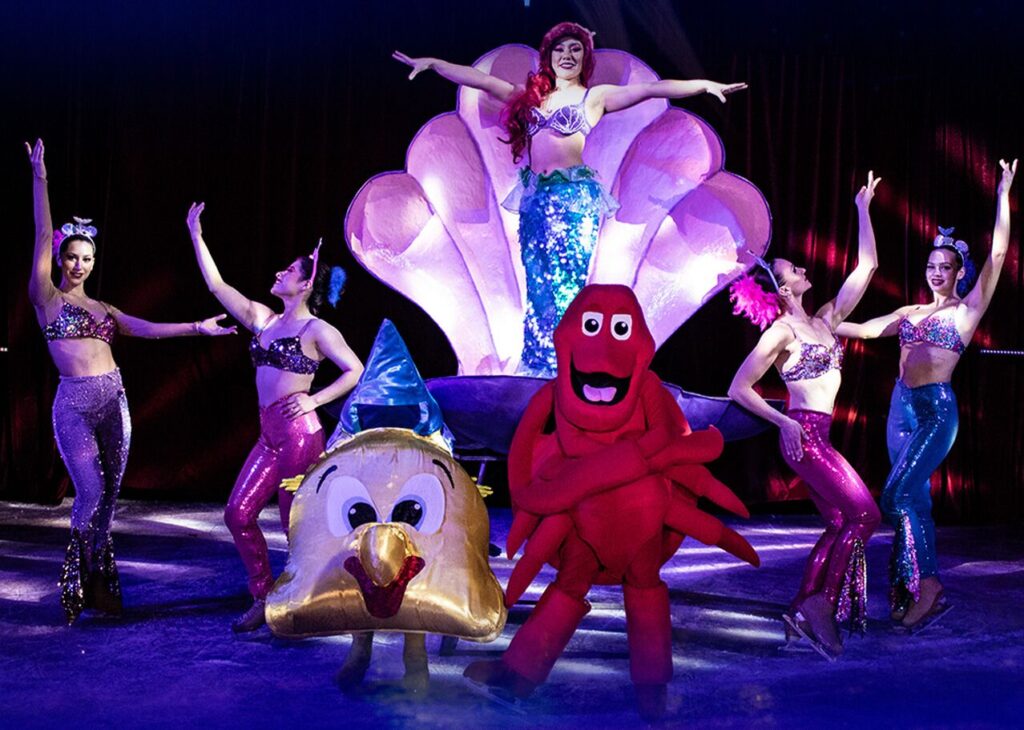 La Sirenita sobre hielo.