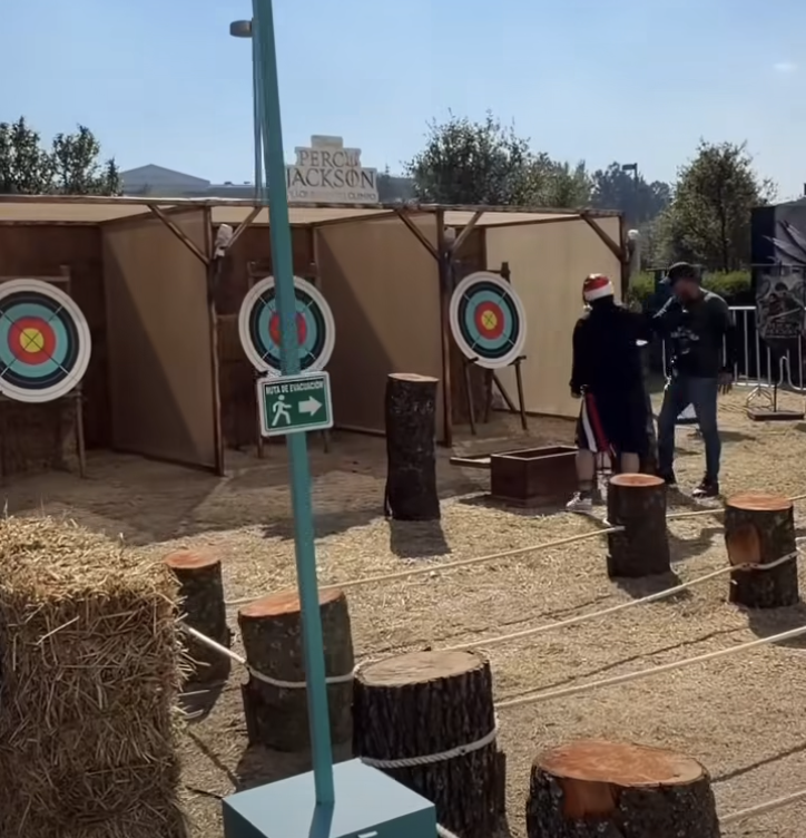 Tiro al blanco de Percy Jackson.