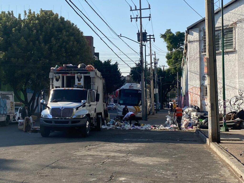 Recolección de basura en CDMX