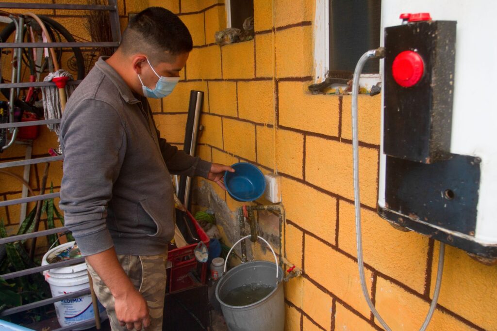 Disminución del suministro de agua en CDMX