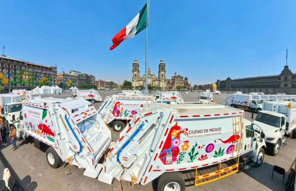 Nuevos camiones de basura de CDMX