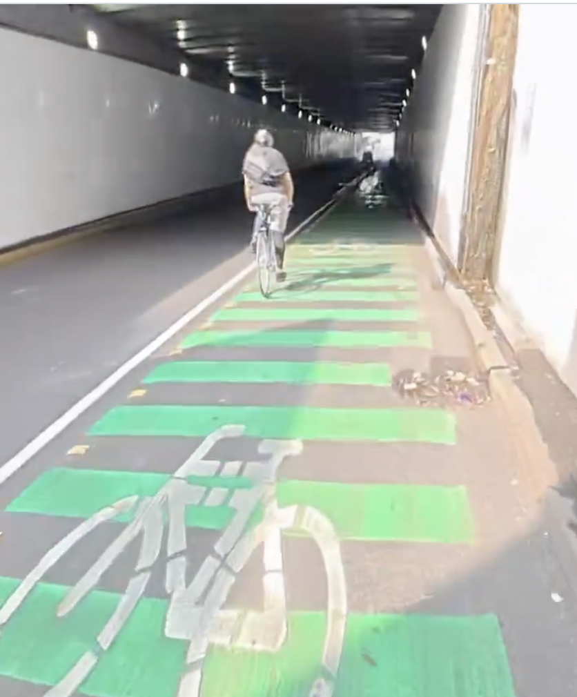 baches ciclovía Tlalpan