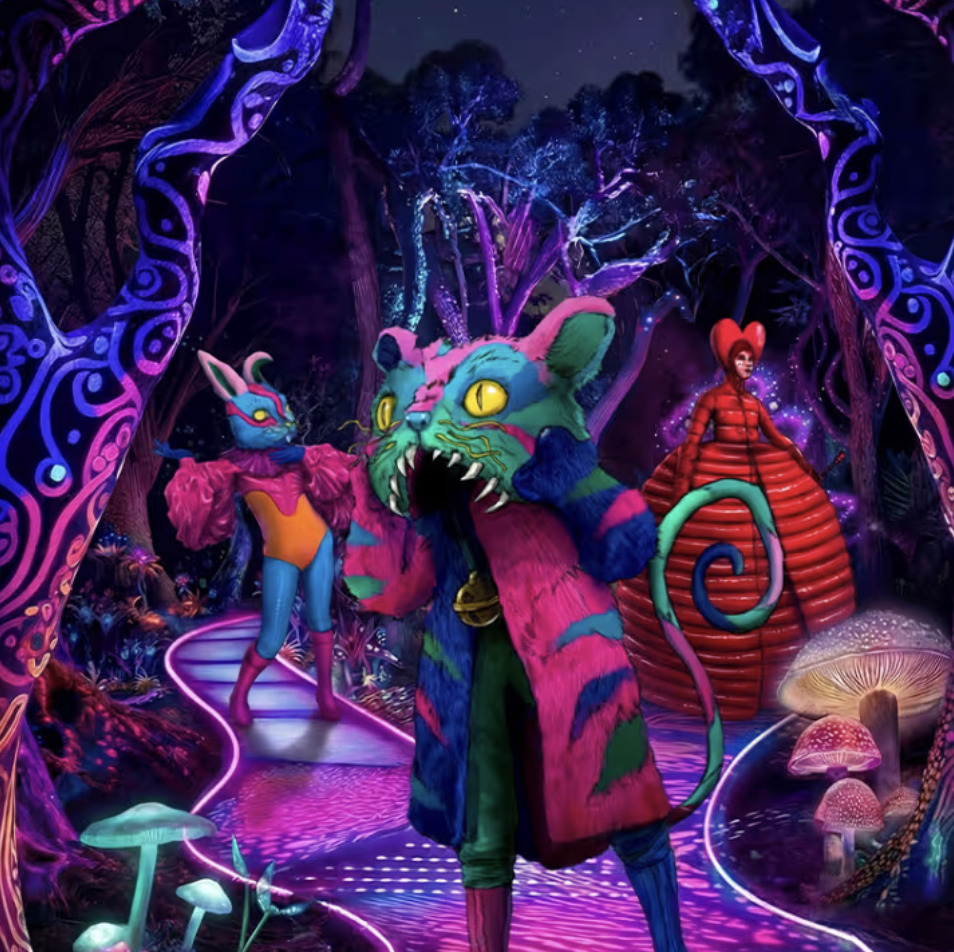 Personajes de Alicia en el país de las maravillas.