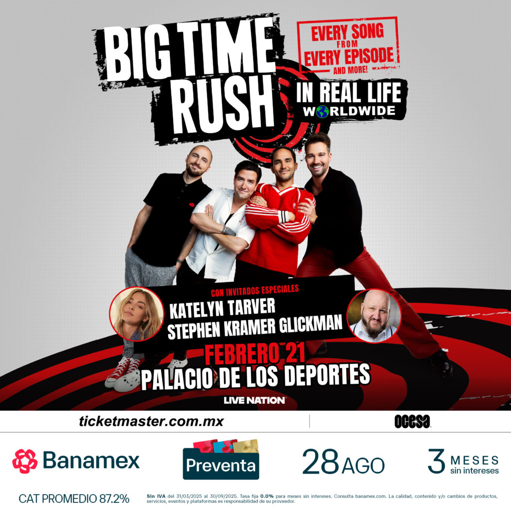 Conciertos de febrero en CDMX: Big Time Rush.