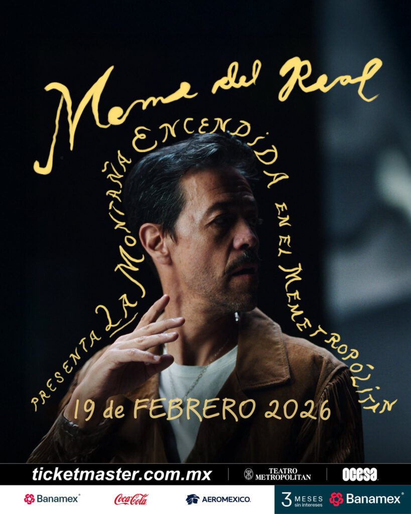 Conciertos de febrero 2026 en CDMX: Meme del Real.