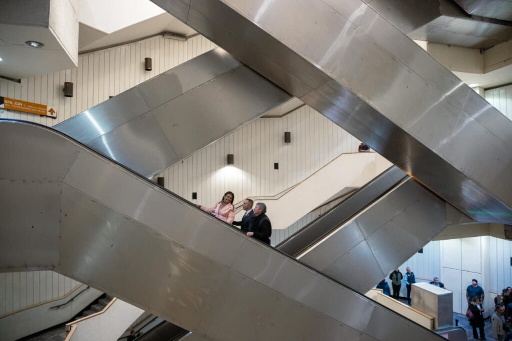 Escaleras eléctricas del Metro